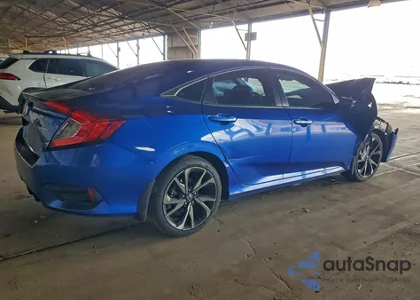 2021 Honda Civic Sport z USA, uszkodzony, nr VIN 2HGFC2F82MH546991